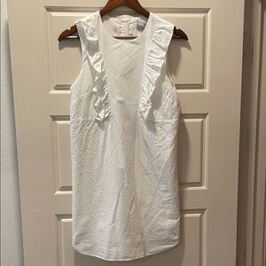 ASOS White Ruffle Detail Blouse